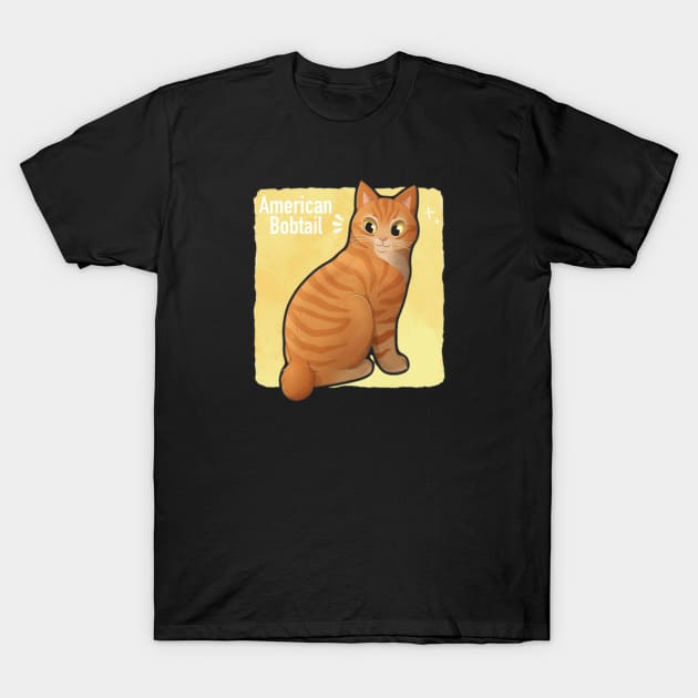 American Bobtail T-Shirt by Kelp Art